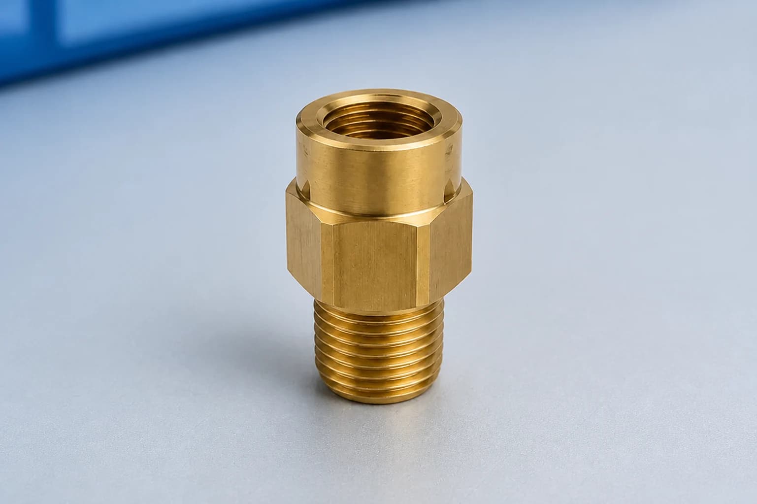 Representative Custom Brass Pressure Gauge Adapter concept