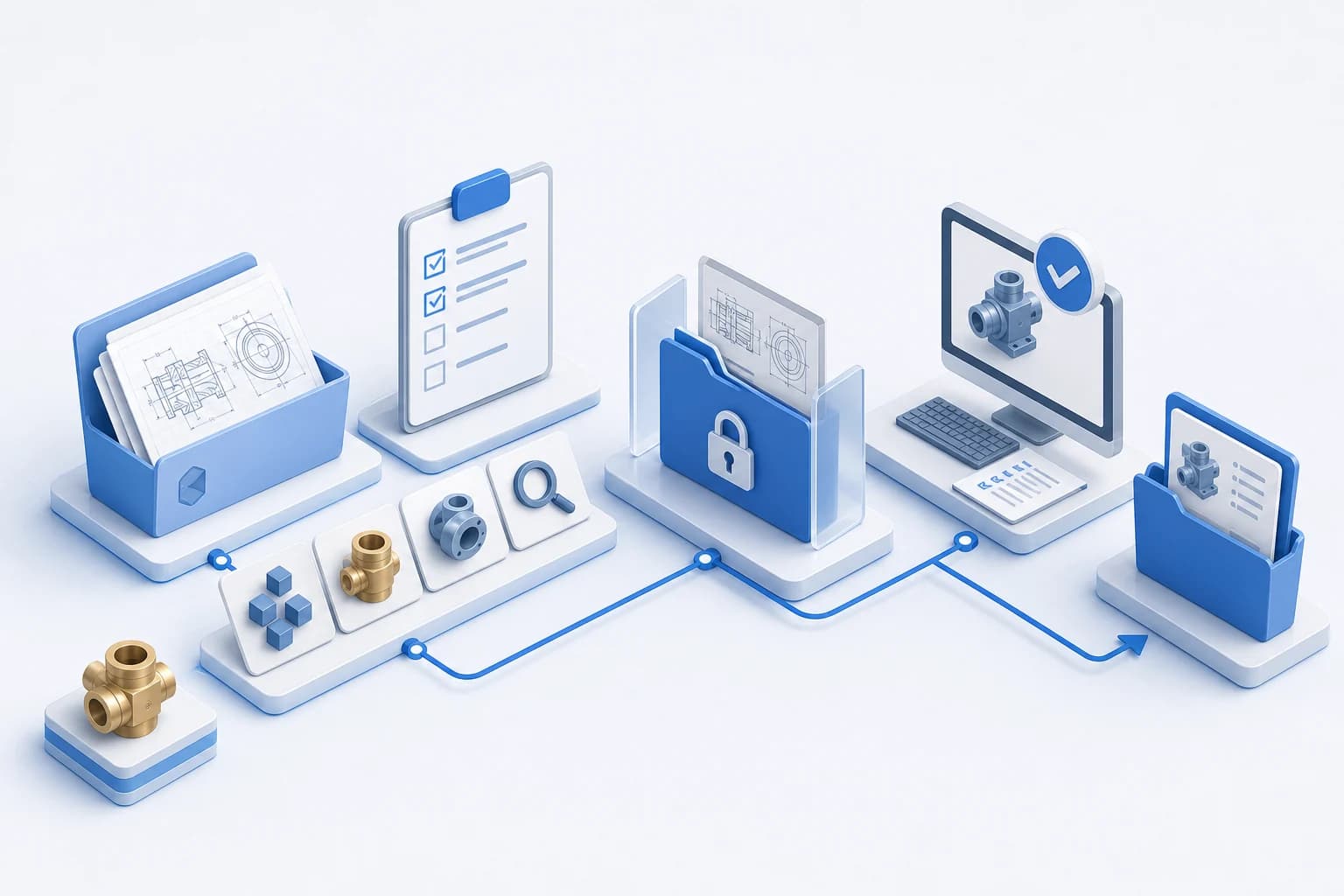 RFQ preparation workflow illustration