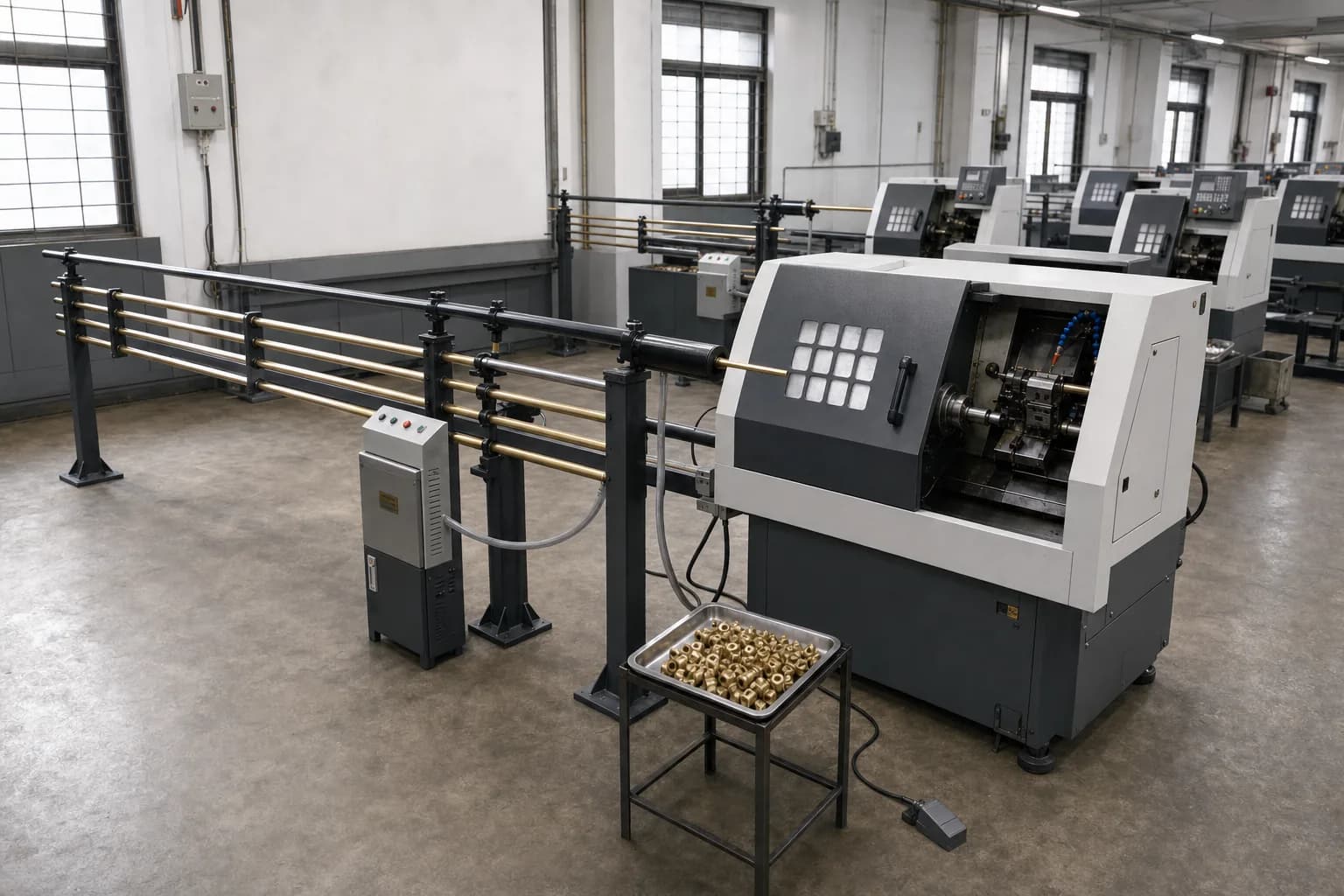 CNC-Drehen aus Stangenmaterial