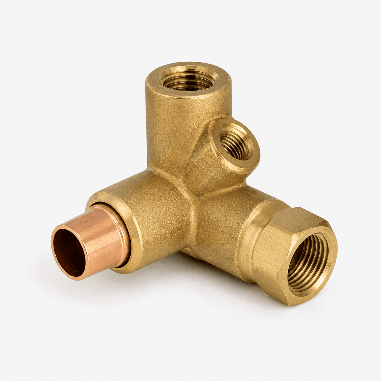 Refrigeration Service Valve Body brass component