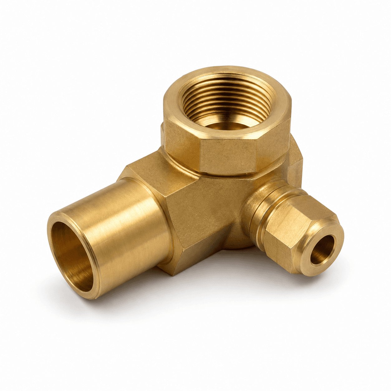 Refrigerant Access Fitting Body brass component