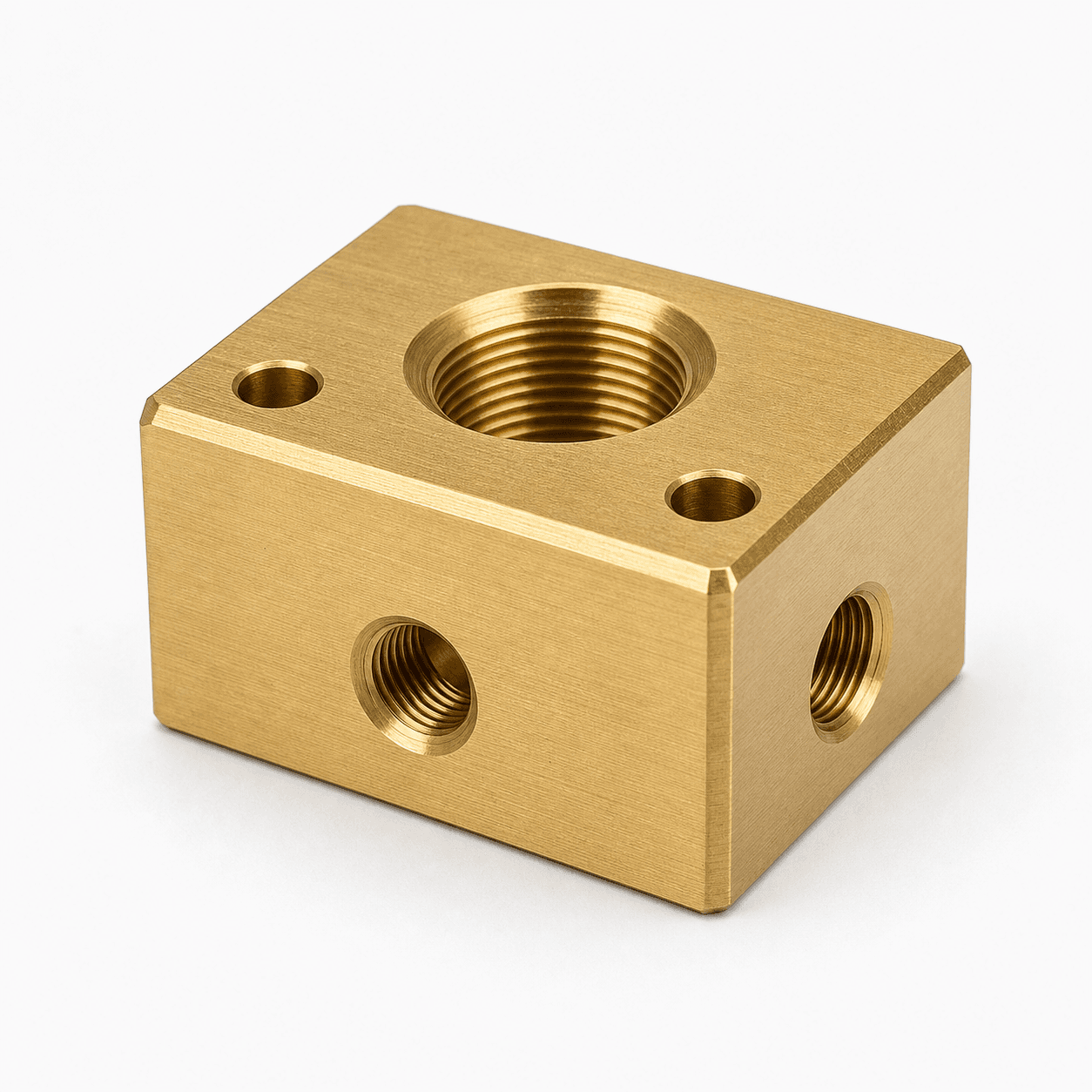 Instrument Manifold Block brass component