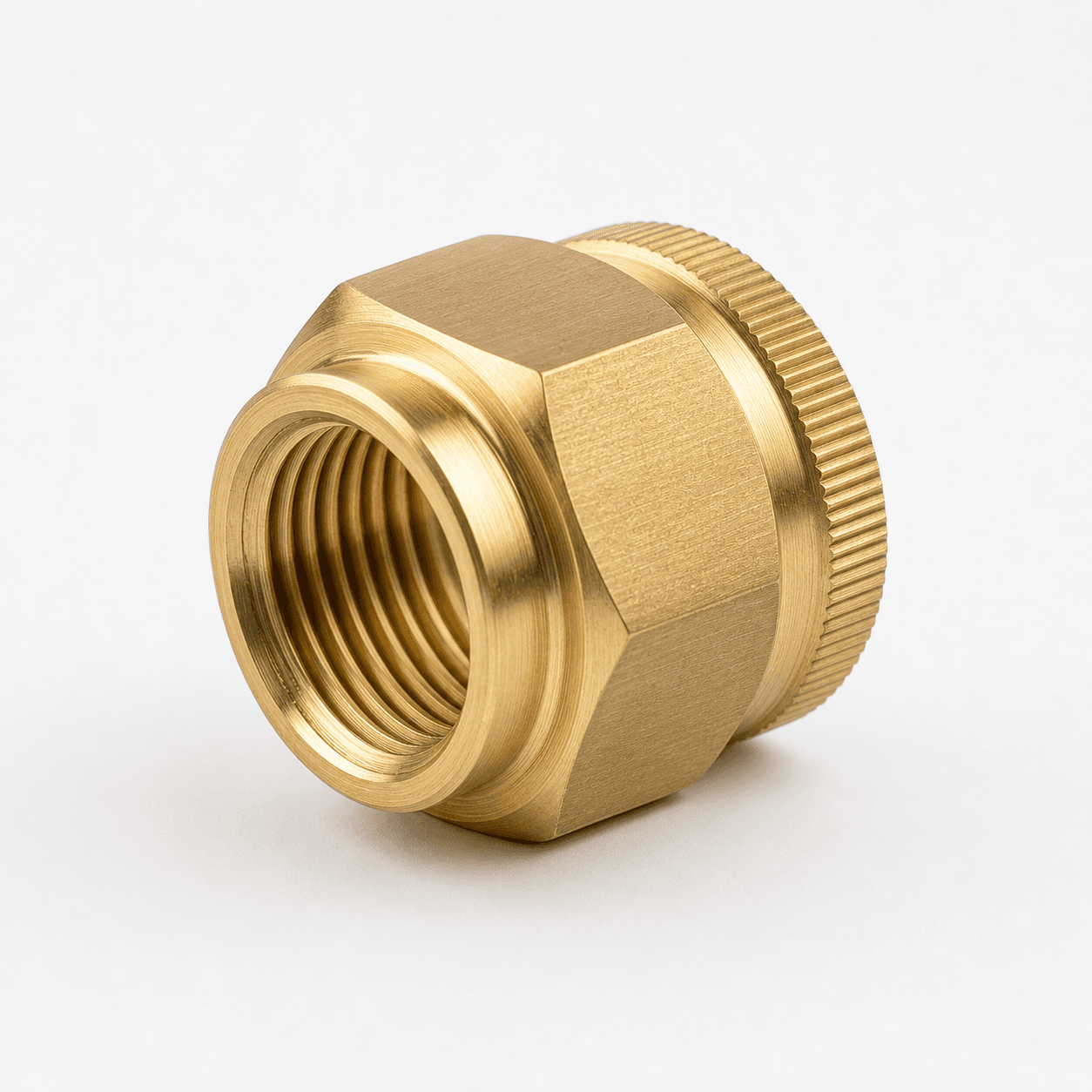 Gland Nut / Retainer brass component